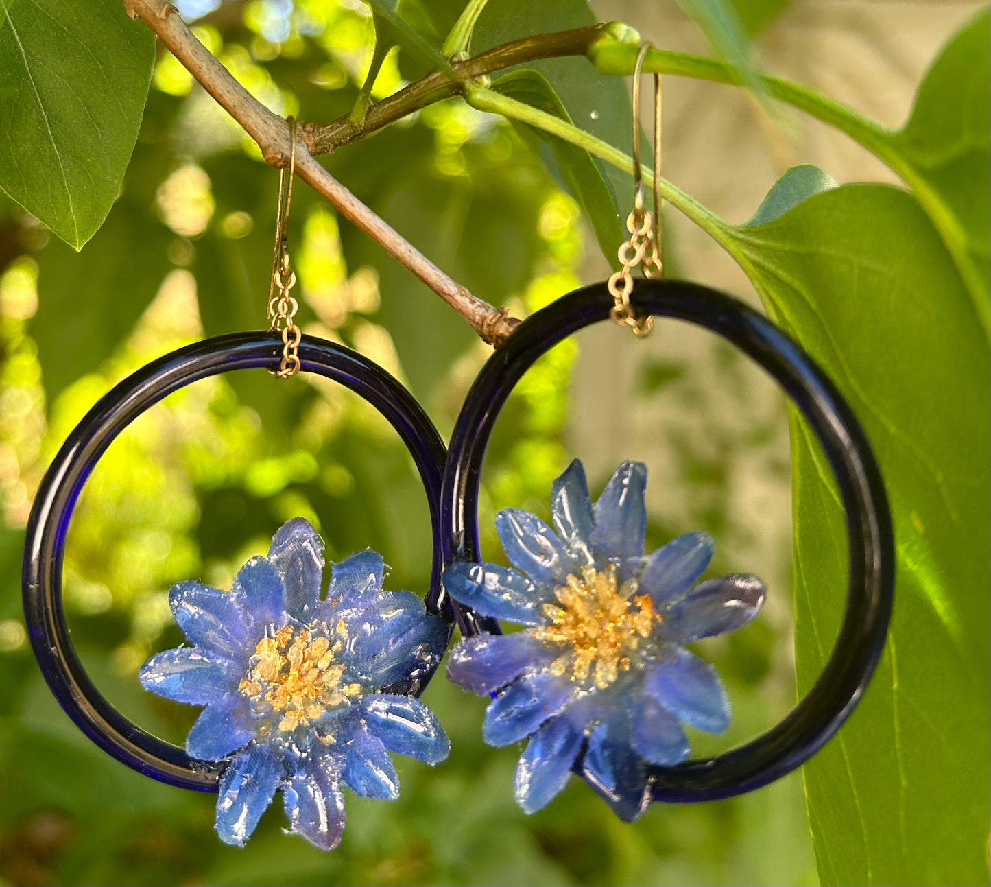 Medi Glass Hoops