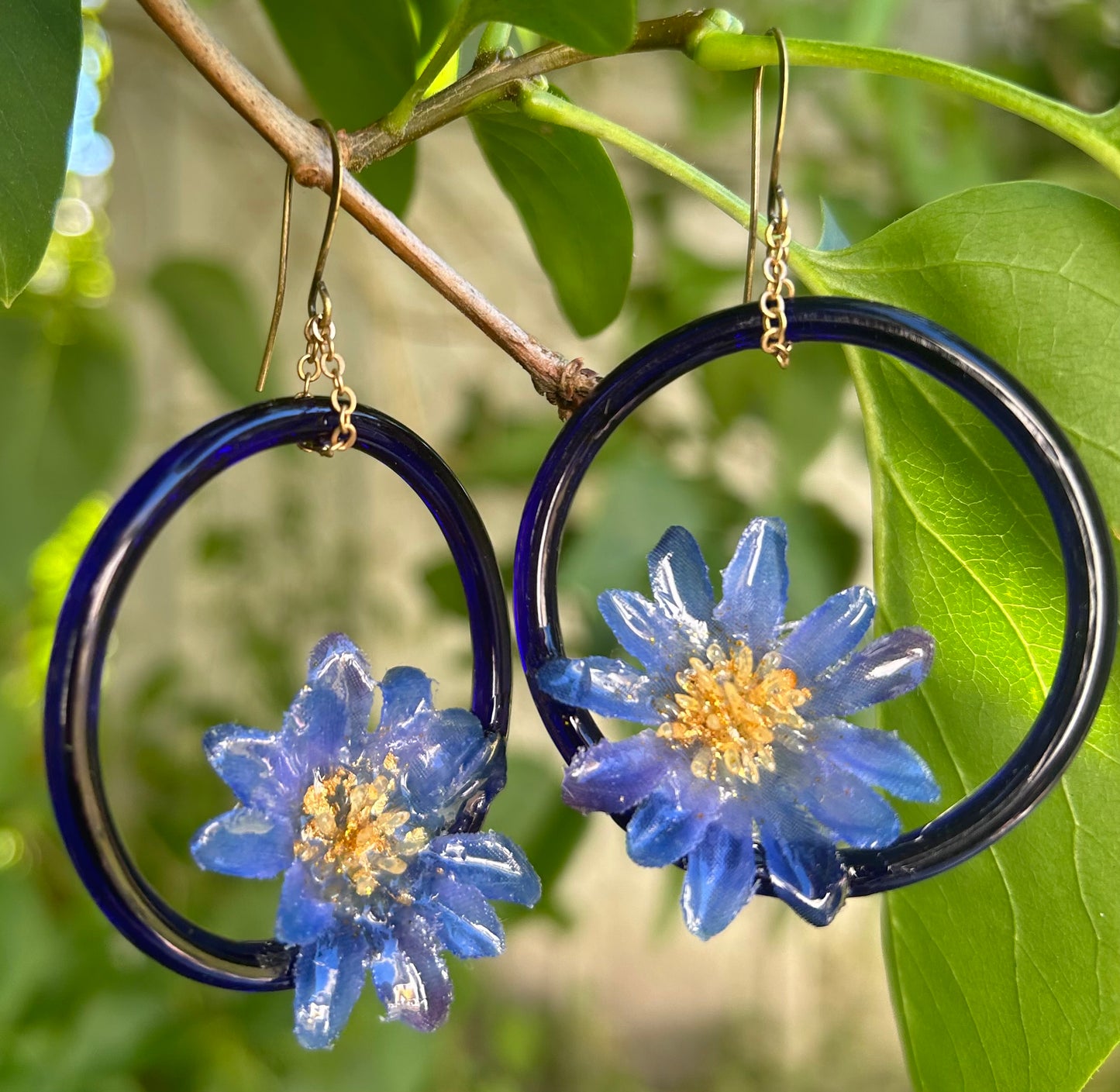 Medi Glass Hoops
